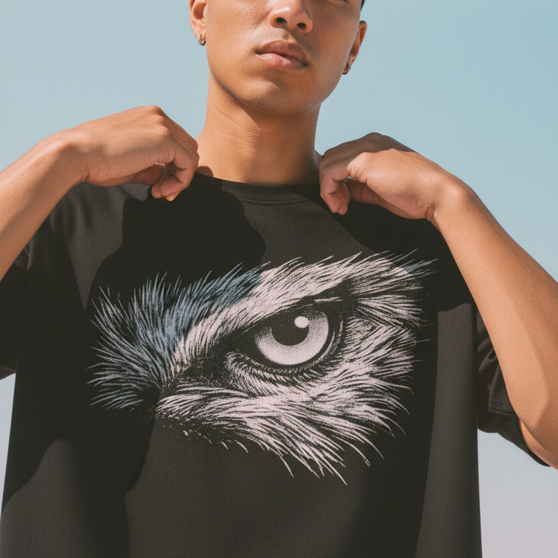 Focus Round Neck 100% Cotton Unisex T-shirt