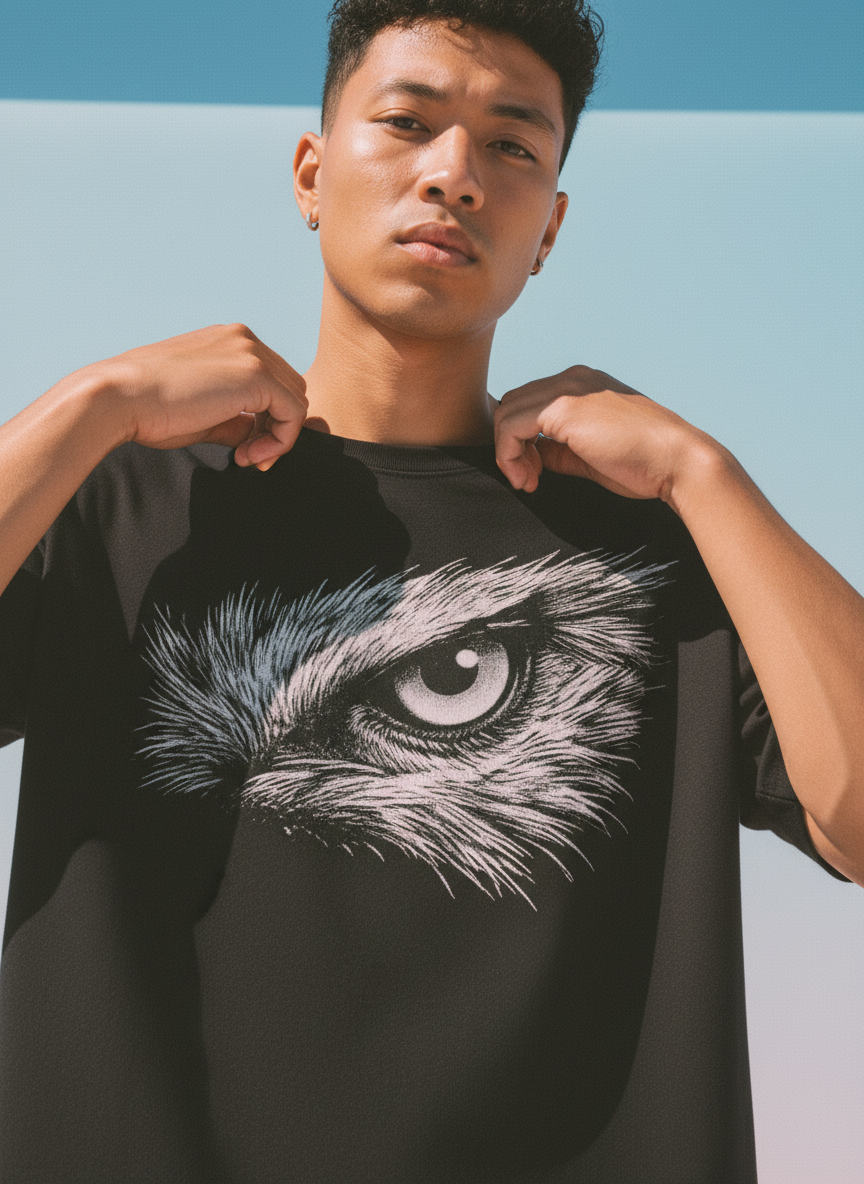 Focus Round Neck 100% Cotton Unisex T-shirt