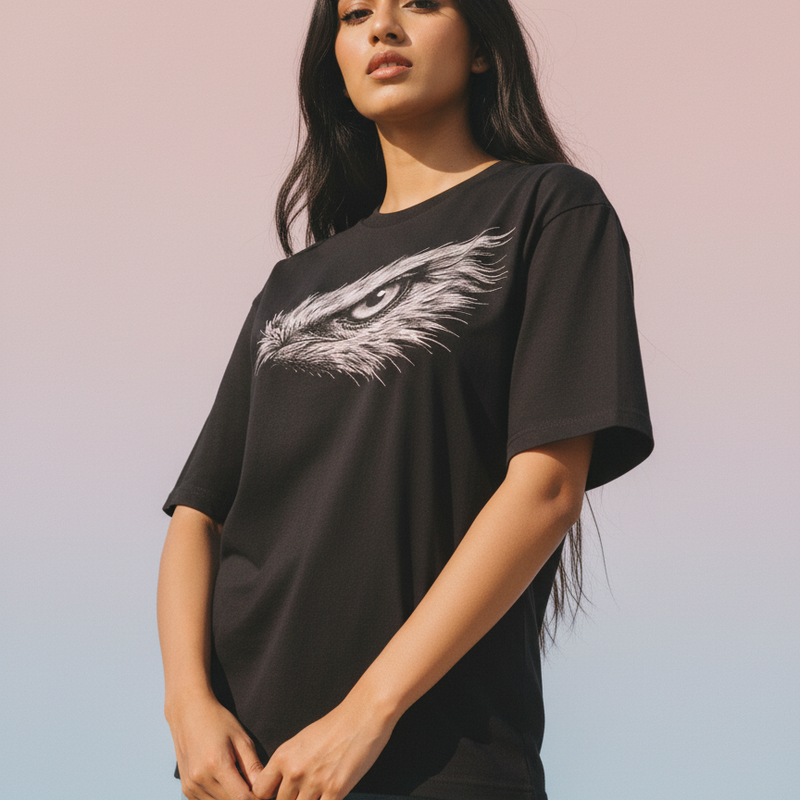 Focus Round Neck 100% Cotton Unisex T-shirt