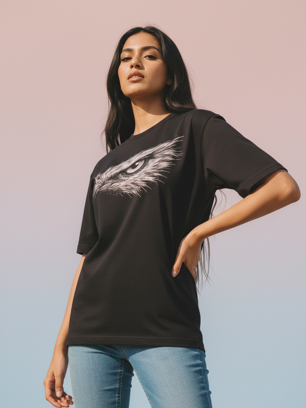 Focus Round Neck 100% Cotton Unisex T-shirt