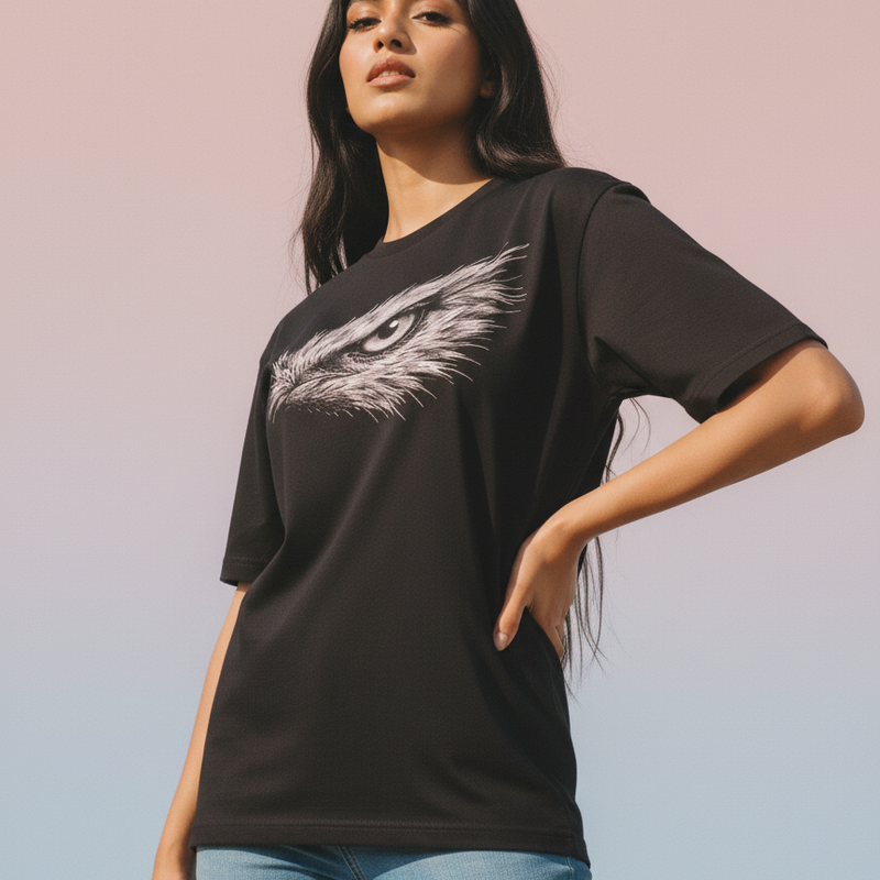 Focus Round Neck 100% Cotton Unisex T-shirt