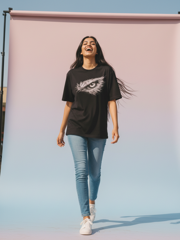 Focus Round Neck 100% Cotton Unisex T-shirt