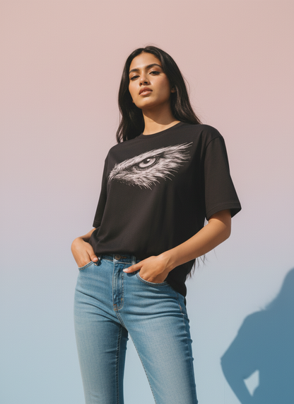 Focus Round Neck 100% Cotton Unisex T-shirt