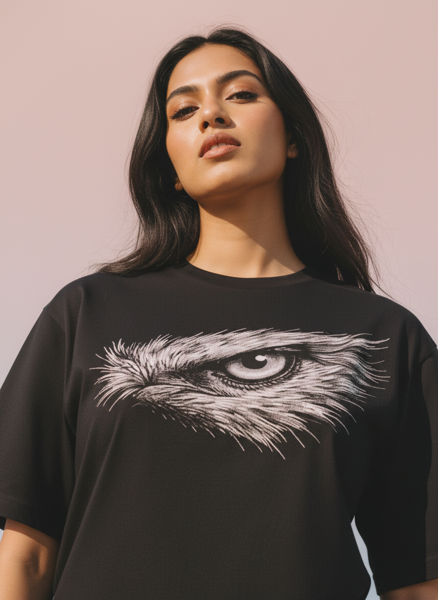 Focus Round Neck 100% Cotton Unisex T-shirt